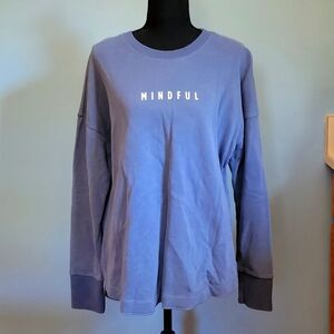 Blue UpWest 'Mindful' Crewneck